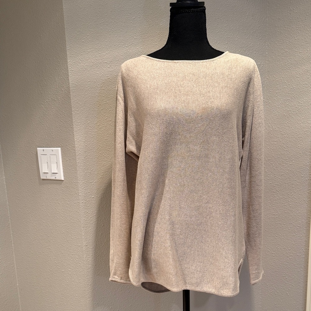 Michael Kors Black and Beige Sweater